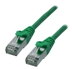 MCL FCC6ABMSHF-5M/V câble de réseau Vert Cat6a S/FTP (S-STP) Rond