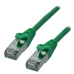 MCL FCC6ABMSHF-5M/V câble de réseau Vert Cat6a S/FTP (S-STP)