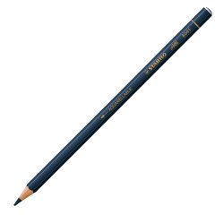 Crayon couleur stabilo all mine grasse adapte toutes surfaces aquarellable finition tete trempee coloris bleu
