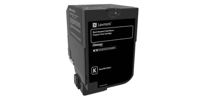 Lexmark 74C2SK0 cartucho de tóner 1 pieza(s) Original Negro