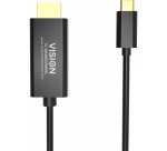 Vision TC 2MUSBCDP8K/BL câble DisplayPort 2 m USB Type-C Noir
