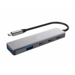 DLH DY-TU5200 hub & concentrateur USB Type-C 10000 Mbit/s Gris