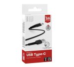 T'nB TCUSB01BK câble USB 1 m USB A USB C 18 W Noir