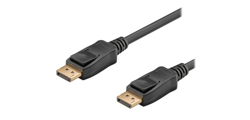 DLH DY-TU3571B câble DisplayPort 2 m Noir