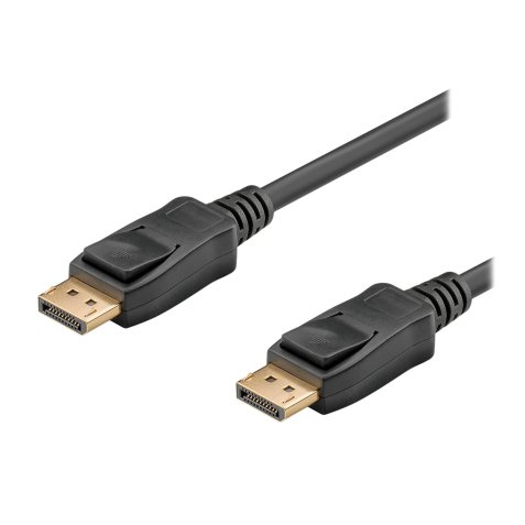 DLH DY-TU3571B câble DisplayPort 2 m Noir