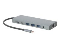 Mobilis 020028 station d'accueil Avec fil USB 3.2 Gen 1 (3.1 Gen 1) Type-C Gris