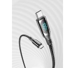 Vention Cable USB 2.0 Tipo-C 5A 100W TAYBAV/ USB Tipo-C Macho - USB Tipo-C Macho/ 1.2m/ con Pantalla