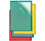 Cartellina a L Poli 150 Color - A4 - PP - buccia pesante - rosso - Sei Rota - conf. 25 pezzi