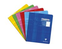 Cahier piqué 17x22 cm 32 pages grands carreaux 3 mm agrandis 12/12 mm - Assortis