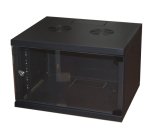 LINK LK1907UN rack cabinet 6U Wall mounted rack Black