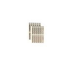 Gommettes étoiles or et argent métallisé Apli petite taille - Pochette de 288