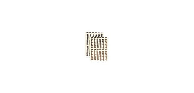 Gommette métallisée apli agipa étoile coloris or argent pochette 288 unités