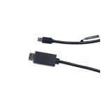 V7 Mini DisplayPort macho a HDMI macho, 2 metros, unidireccional desde DisplayPort color negro, máxima resolución de vídeo de 1080p
