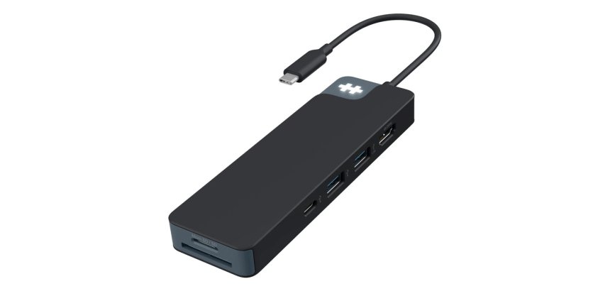 HYPER HD4102BKGL interface hub USB 3.2 Gen 1 (3.1 Gen 1) Type-C 5000 Mbit/s Zwart