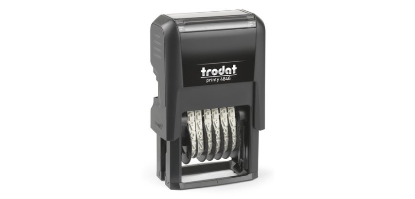 Numeroteur trodat automatique printy t4846 encrier 6/4911   encrage noir