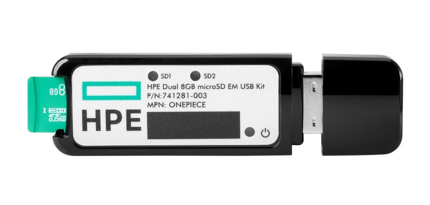 HPE 32GB microSD RAID 1 USB Boot Drive