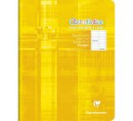 Cahier piqué 17x22 cm 32 pages grands carreaux 3 mm agrandis 12/12 mm - Assortis