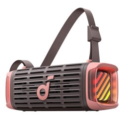 Soundcore Boom 3i Altavoz portátil estéreo Marrón, Rosa 50 W