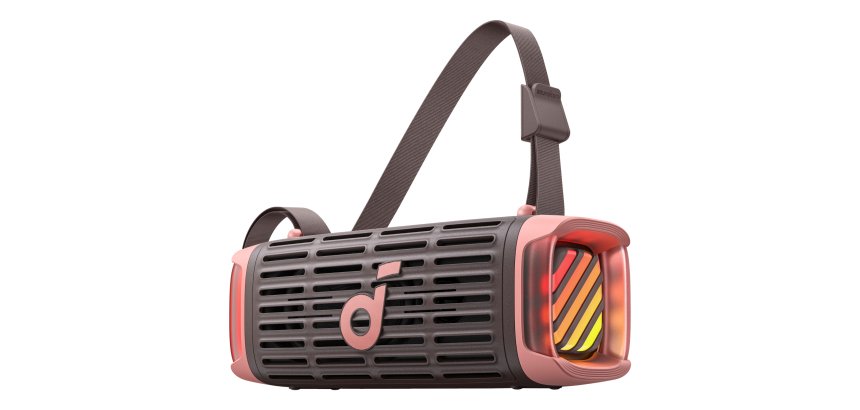 Soundcore Boom 3i Altavoz portátil estéreo Marrón, Rosa 50 W
