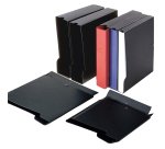 Custodia per raccoglitori 50 - dorso 8 cm - nero - Sei rota