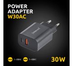 Intenso 7803010 adattatore e invertitore Interno 30 W Nero