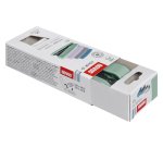 Agrafeuse novus b2 color id 2.0 25f agrafes 24/6-26/6 profondeur agrafage 65mm mellow mint + 200 agrafes 24/6 super