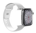 SBS Bracelet pour montre PURO band Apple Watch Blanc- boîtier 42-44-45-49mm