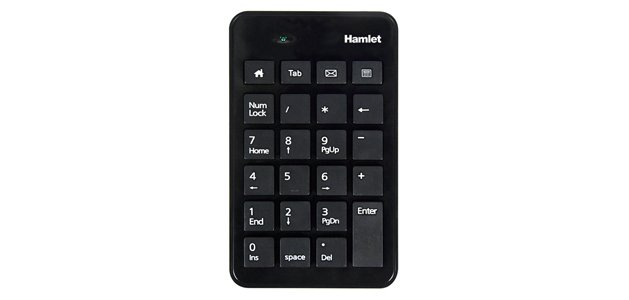 Hamlet Numeric Keypad tastierino numerico usb 2.0 nero