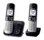 Panasonic KX-TG6862JTB telephone DECT telephone Caller ID Black, Silver