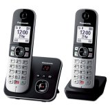 Panasonic KX-TG6862JTB telephone DECT telephone Caller ID Black, Silver