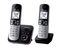 Panasonic KX-TG6862JTB telephone DECT telephone Caller ID Black, Silver