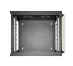 LINK LK1909UN rack cabinet 9U Wall mounted rack Black