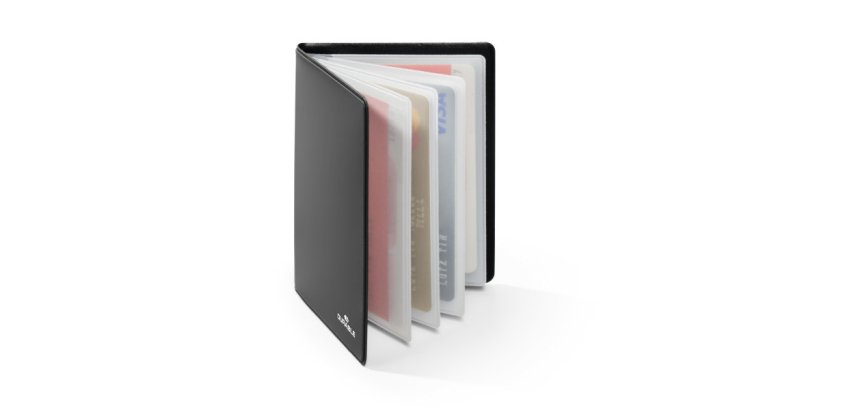 Durable 230958 business card holder Black