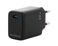 Mobilis 001380 chargeur d'appareils mobiles Universel Noir Secteur Charge rapide Intérieure