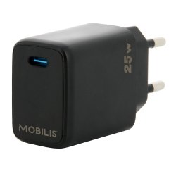 Mobilis 001380 chargeur d'appareils mobiles Universel Noir Secteur Charge rapide Intérieure