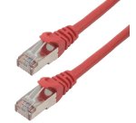 MCL 1.5m Cat6 F/UTP câble de réseau Rouge 1,5 m F/UTP (FTP) Rond