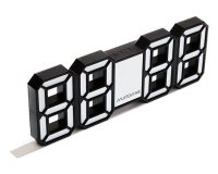 Muitomas NEONCLOCKWH alarm clock Black, White