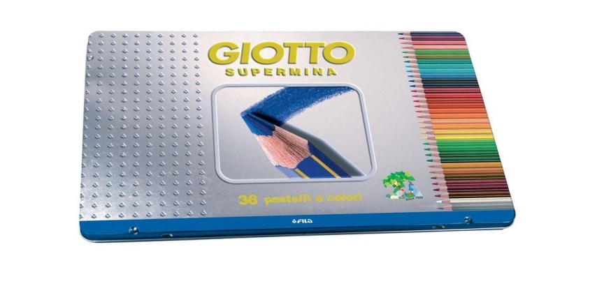 Giotto Scatola Metallo 36 Supermina - Diametro Mina 3,8Mm