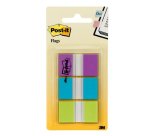 Dévidoir 3x20 marque-pages standards Bleu, Vert, Violet