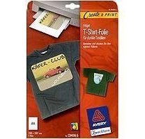 Feuille de transfert 210 x 297 pour tee-shirt noir ou foncé - Boîte de 4
