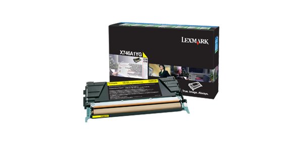 Lexmark X746A1YG Cartouche de toner 1 pièce(s) Original Jaune