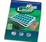 Etichette adesive LP4W - in carta - permanenti - 105 x 37 mm - 16 et/fg - 100 fogli - bianco - Tico