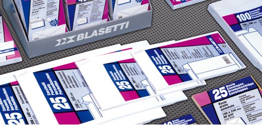 Busta a sacco Mailpack - soffietti laterali - fondo preformato - strip adesivo - 19 x 26 x 4 cm - 80 gr - avana - Blasetti - conf. 10 pezzi