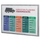 Cadre mural Info Display, A3, couleur: gris alu