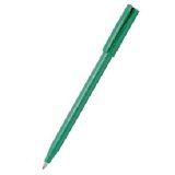 Stylo feutre à bille pointe plastique 0,6 mm encre Rouge corps plastique Vert R 56