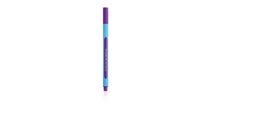 Stylo bille SLIDER EDGE à capuchon, pointe large, corps triangulaire, encre indélébile Violette