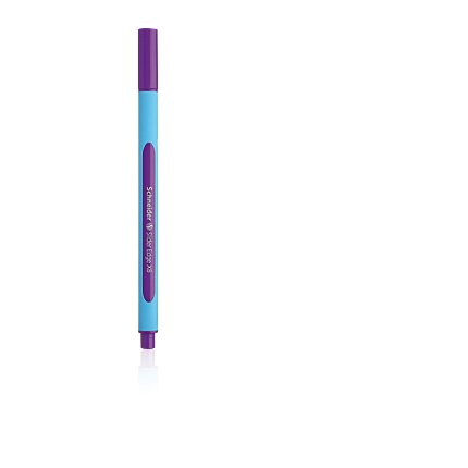 Stylo bille SLIDER EDGE à capuchon, pointe large, corps triangulaire, encre indélébile Violette
