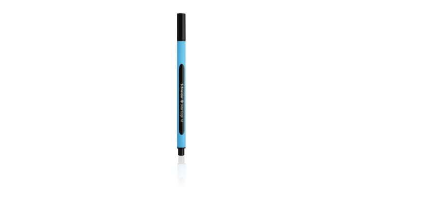 Stylo-bille schneider slider edge pointe moyenne coloris   noir