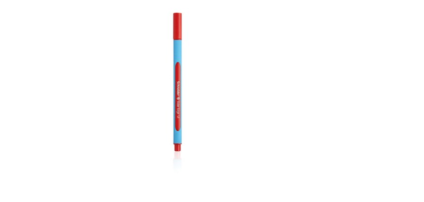 Stylo-bille schneider slider edge pointe moyenne coloris   rouge
