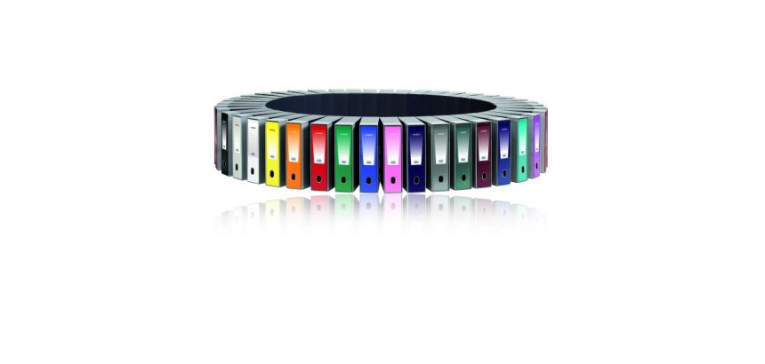 Favorit Unico raccoglitore ad anelli A4 Rosso